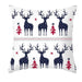 Christmas Cushion Cover – Festive Santa & Elk Design for Holiday Decor & Perfect New Year Gift! - Gear Elevation