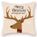 Christmas Cushion Cover – Festive Santa & Elk Design for Holiday Decor & Perfect New Year Gift! - Gear Elevation