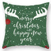 Christmas Cushion Cover – Festive Santa & Elk Design for Holiday Decor & Perfect New Year Gift! - Gear Elevation