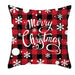 Christmas Cushion Cover – Festive Santa & Elk Design for Holiday Decor & Perfect New Year Gift! - Gear Elevation