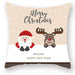 Christmas Cushion Cover – Festive Santa & Elk Design for Holiday Decor & Perfect New Year Gift! - Gear Elevation