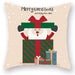 Christmas Cushion Cover – Festive Santa & Elk Design for Holiday Decor & Perfect New Year Gift! - Gear Elevation