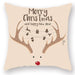 Christmas Cushion Cover – Festive Santa & Elk Design for Holiday Decor & Perfect New Year Gift! - Gear Elevation