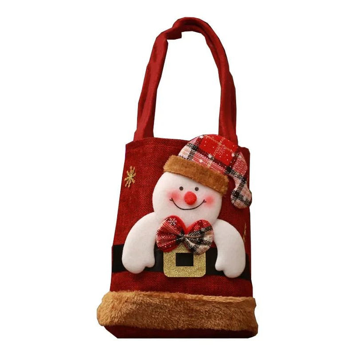 Christmas Gift Bags – Adorable Santa Claus, Snowman, and Reindeer Designs! Perfect for Kids' Treats and Holiday Surprises - Gear Elevation