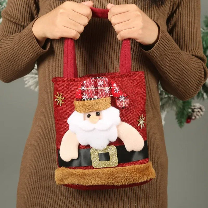 Christmas Gift Bags – Adorable Santa Claus, Snowman, and Reindeer Designs! Perfect for Kids' Treats and Holiday Surprises - Gear Elevation