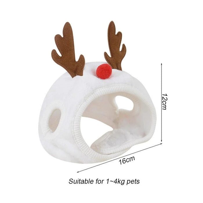 Christmas Hat & Bib Set for Pets – Festive Costume Accessories for Dogs and Cats - Gear Elevation