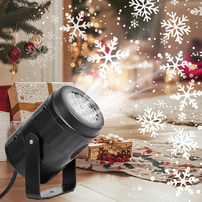 Christmas LED Snow Light Projectors – Rotating Christmas Lights for Magical Party & Garden Decor - Gear Elevation