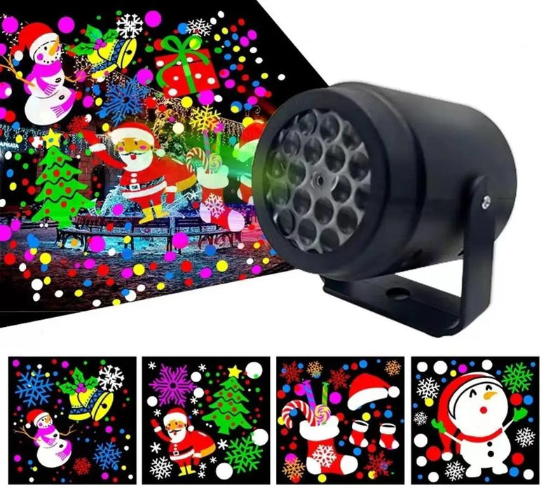 Christmas LED Snow Light Projectors – Rotating Christmas Lights for Magical Party & Garden Decor - Gear Elevation