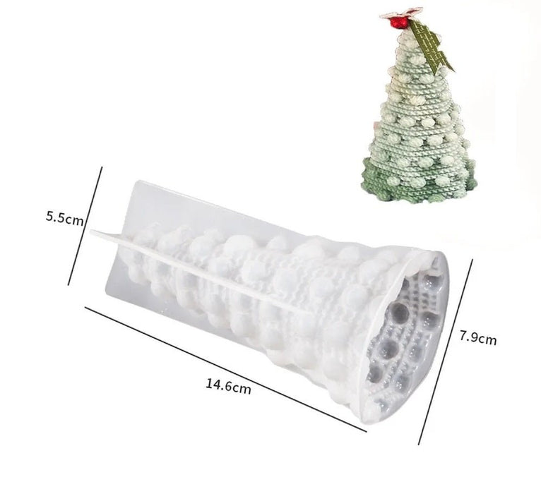 Christmas Tree Candle Silicone Mold – 3D DIY Mold Kit for Handmade Candles, Soaps & Holiday Crafts - Gear Elevation