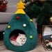 Christmas Tree Pet Bed / Tent – Warm Winter Tent for Dogs & Cats, Perfect for Holiday Comfort & Style - Gear Elevation