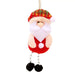 Christmas Tree Plush Doll Ornaments – Santa Claus & Snowman Hanging Pendants for Festive Home Décor & Holiday Gifts - Gear Elevation