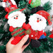 Christmas Tree Plush Doll Ornaments – Santa Claus & Snowman Hanging Pendants for Festive Home Décor & Holiday Gifts - Gear Elevation