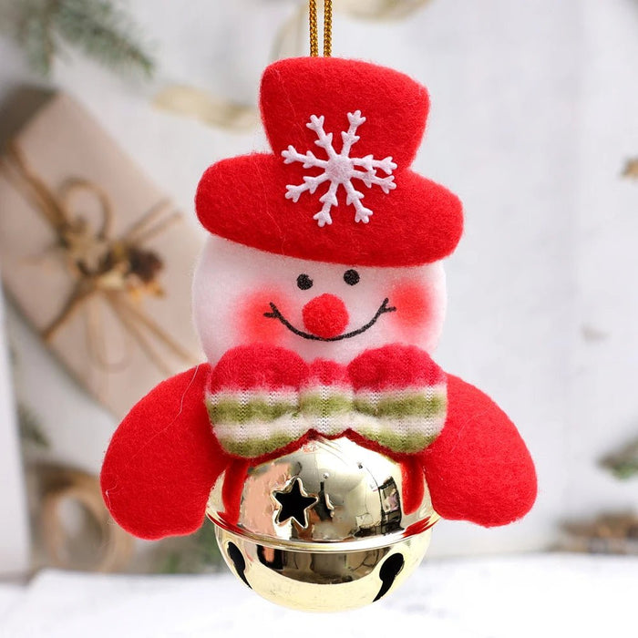 Christmas Tree Plush Doll Ornaments – Santa Claus & Snowman Hanging Pendants for Festive Home Décor & Holiday Gifts - Gear Elevation