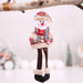 Christmas Tree Plush Doll Ornaments – Santa Claus & Snowman Hanging Pendants for Festive Home Décor & Holiday Gifts - Gear Elevation