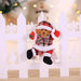 Christmas Tree Plush Doll Ornaments – Santa Claus & Snowman Hanging Pendants for Festive Home Décor & Holiday Gifts - Gear Elevation