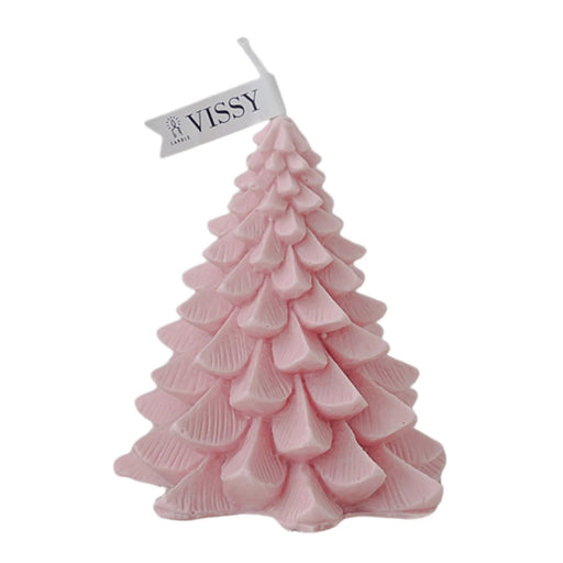 Christmas Tree Shaped Scented Candle – Artistic Wax Statue for Home & Office Décor with Festive Aromas - Gear Elevation