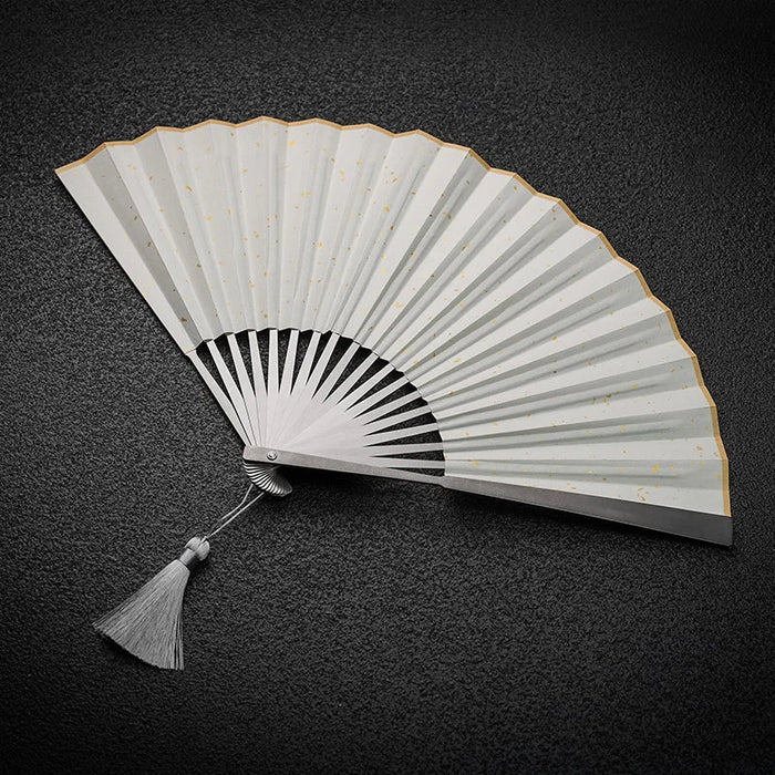 Cloud Titanium Folding Fan – Exquisite All - Titanium Alloy Kung Fu Tai Chi Fan for Self - Defense and Ancient Style Mastery - Gear Elevation