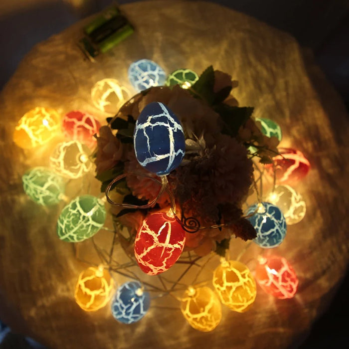 Cracked Egg LED String Lights – Enchanting Easter Décor for Your Home. Perfect Ornaments for Festive Vibes and Delightful Gifts - Gear Elevation