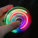 Crystal Luminous LED Light Fidget Spinner – Glow - in - the - Dark Stress Relief Toy & Kinetic Gyroscope for Kids - Gear Elevation