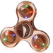 Crystal Luminous LED Light Fidget Spinner – Glow - in - the - Dark Stress Relief Toy & Kinetic Gyroscope for Kids - Gear Elevation