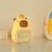 Cute Cartoon Capybara Night Light with Digital Clock – Adjustable Brightness and Cute Shapes to Brighten Your Night - Gear Elevation