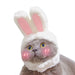 Cute Rabbit Hat for Pets – Perfect for New Year & Christmas Cosplay, Party Photo Props - Gear Elevation