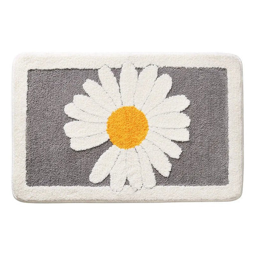 Daisy Microfiber Mat – Ultra - Soft, Super Absorbent & Non - Slip Rug for Kitchen, Bedroom, Bathroom & Living Room Comfort - Gear Elevation