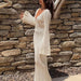 Deep V - Neck Hollow - Out Beach Knitwear Dress - Backless, Chic, Flowy - Gear Elevation