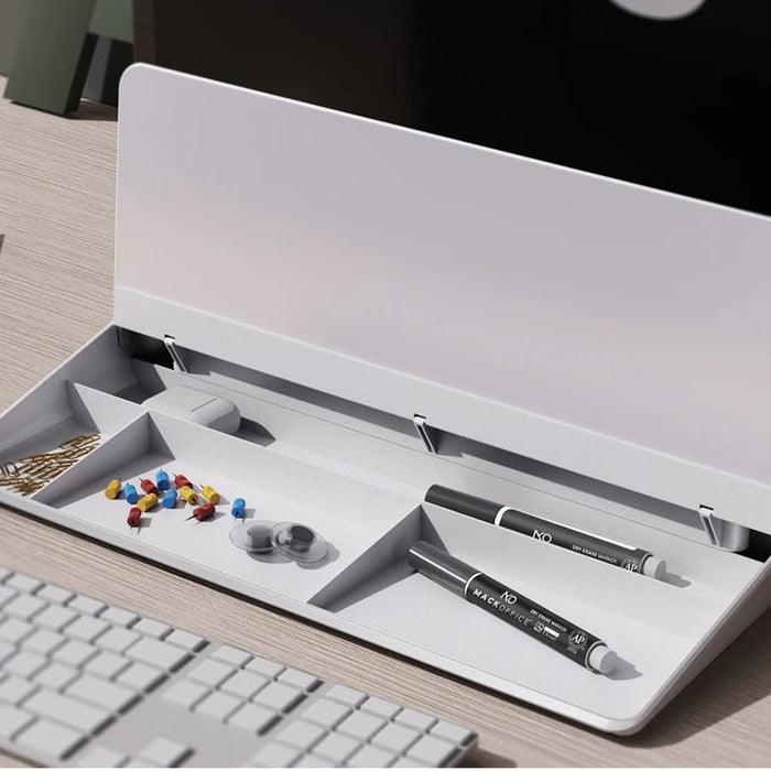 Desktop Mini Whiteboard Organizer - Compact Workspace Solution - Gear Elevation