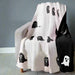 Double - Sided Pink and Balck Ghost Halloween Blanket – Cozy Flannel Throw for Beds, Sofas, & Couches - Gear Elevation