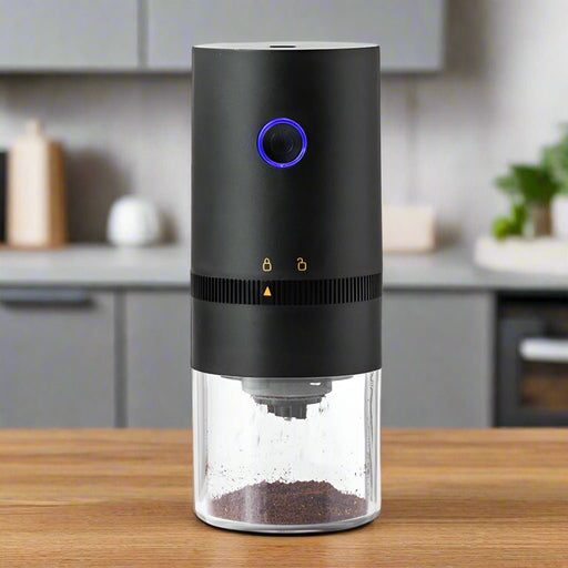 Electric Coffee Bean Grinder – USB - C Mini Espresso & Spice Grinder with Ceramic Grinding Core for Nuts, Grains & Coffee Beans - Gear Elevation