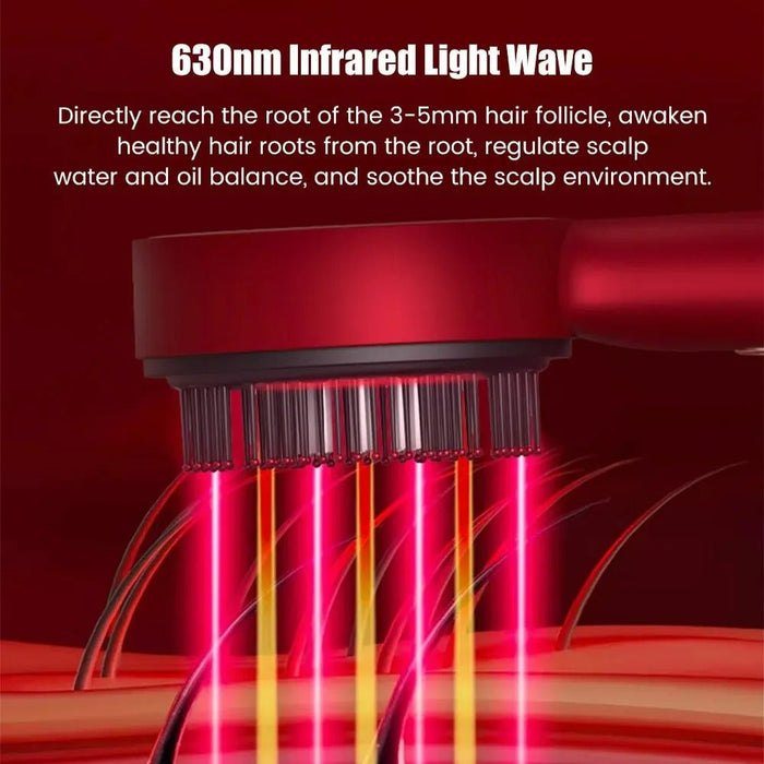 Electric Massage Comb - Red Light Scalp Therapy - Gear Elevation