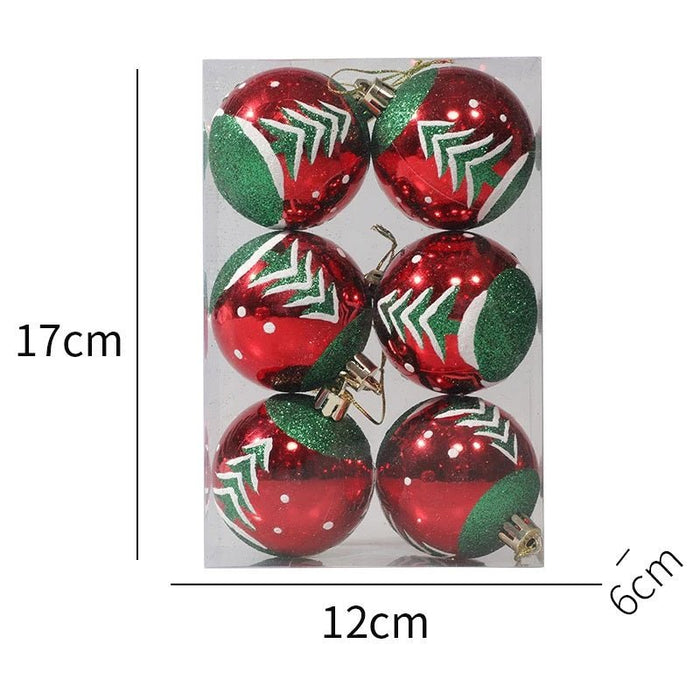 Electroplated Red Candy Lollipop Christmas Ornaments – Set of 6 Festive Tree Pendants for 2024 Holiday Décor - Gear Elevation