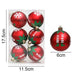 Electroplated Red Candy Lollipop Christmas Ornaments – Set of 6 Festive Tree Pendants for 2024 Holiday Décor - Gear Elevation