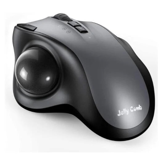 Ergonomic 2.4G Wireless Trackball Mouse – Precision Vertical Laser Mouse with 2400 DPI & Protective Hard Case for Laptop/Desktop - Gear Elevation