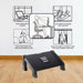 Ergonomic Office Footrest - Adjustable Height Footrest for Under Desk - Gear Elevation