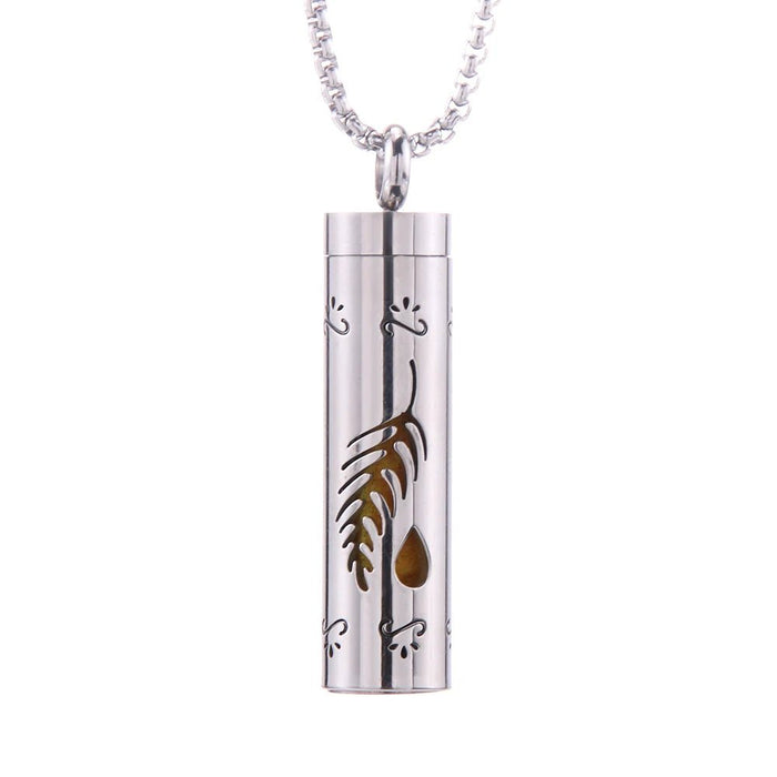 Essential Oil Diffuser Necklace – Stylish Aromatherapy Pendant with Stainless Steel Open Locket for Long - Lasting Scent - Gear Elevation