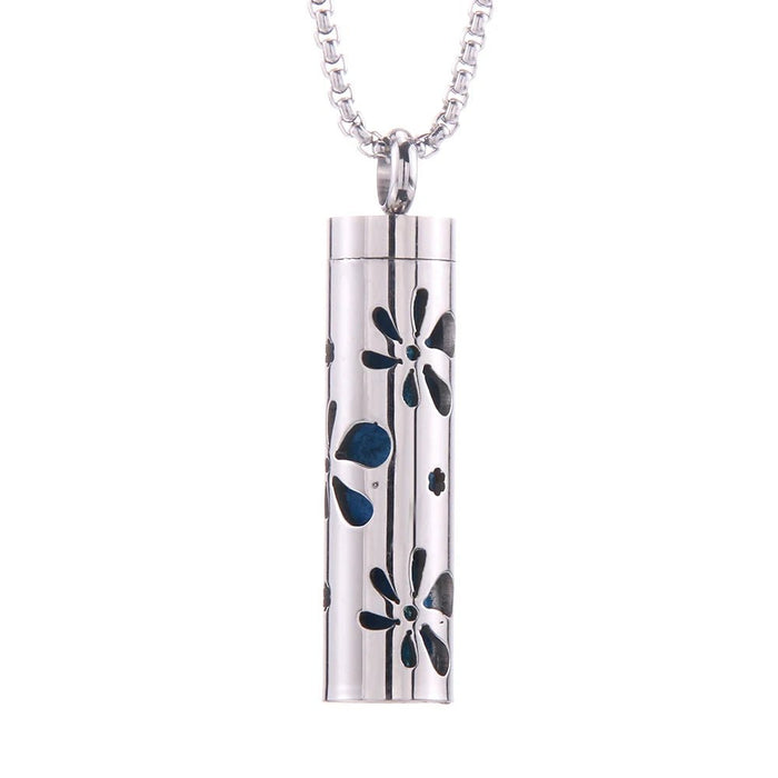 Essential Oil Diffuser Necklace – Stylish Aromatherapy Pendant with Stainless Steel Open Locket for Long - Lasting Scent - Gear Elevation