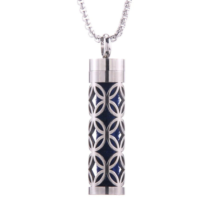 Essential Oil Diffuser Necklace – Stylish Aromatherapy Pendant with Stainless Steel Open Locket for Long - Lasting Scent - Gear Elevation