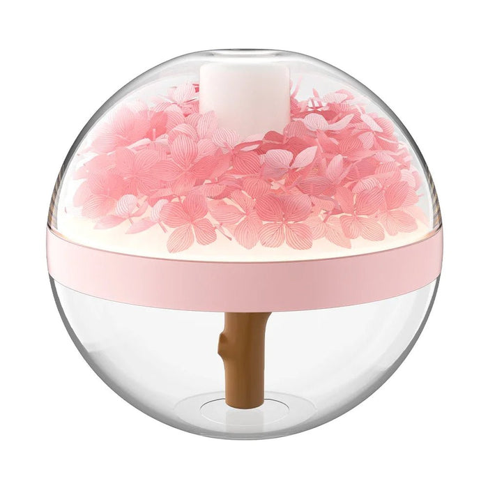 Eternal Flower Rechargeable Air Humidifier – 270ML LED Mist Maker with Soothing Flower Design for Home Hydration & Ambient Glow with 800mAh - Gear Elevation