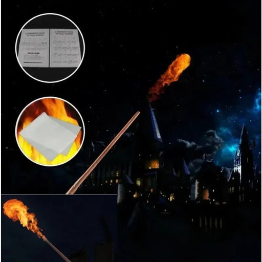 Flame Wand - Cosplay Electronic Fire Flasher, Magic Wands Tricks, Flame Lighter Device, Magicians Props - Gear Elevation