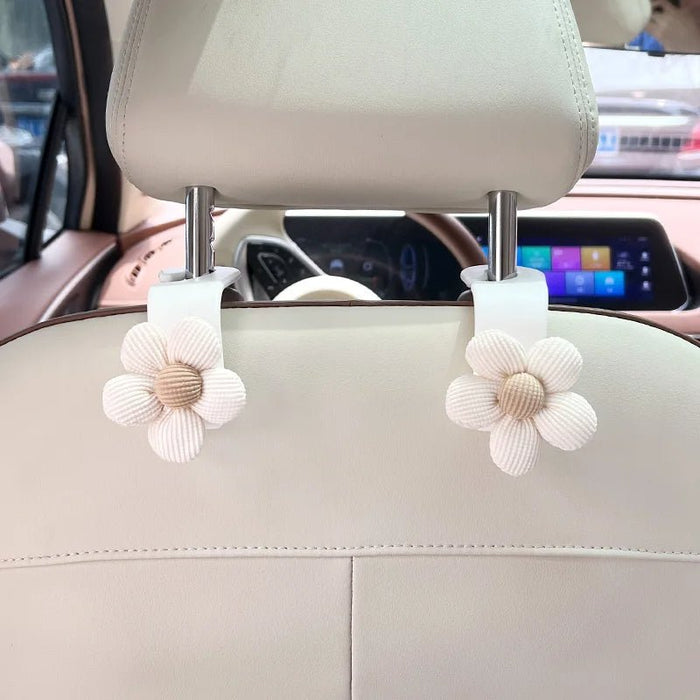 Floral Car Seat Hooks – Chic & Stylish Backseat Accessories for Hanging Bags, Clothes & More - Gear Elevation