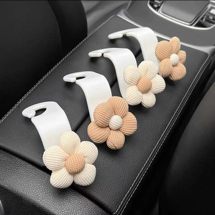 Floral Car Seat Hooks – Chic & Stylish Backseat Accessories for Hanging Bags, Clothes & More - Gear Elevation