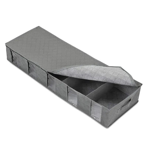 Foldable Underbed Storage Bag – Large Capacity Organizer with Adjustable Compartments - Gear Elevation