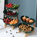 Fruit & Snack Layer Serving Tray – Stylish Wood Holder for Candy, Treats, and Party Displays – Perfect Kitchen Organizer - Gear Elevation