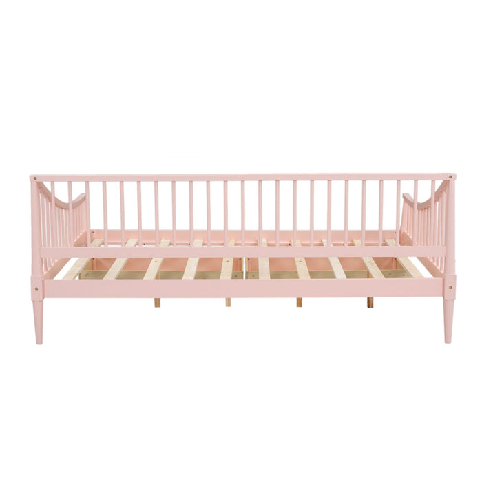 Full - Size Daybed with Two Storage Drawers and Support Legs - Gear Elevation