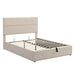 Full Size Upholstered Platform Bed with Underneath Storage - Gear Elevation