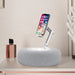 Fuzzy Tablet & Phone Pillow Stand – Multi - Angle Phone Holder for Bed, Car, and Couch - Gear Elevation