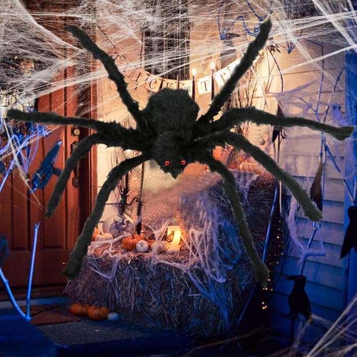 Giant Halloween Spider - Realistic Scary Decor - Gear Elevation