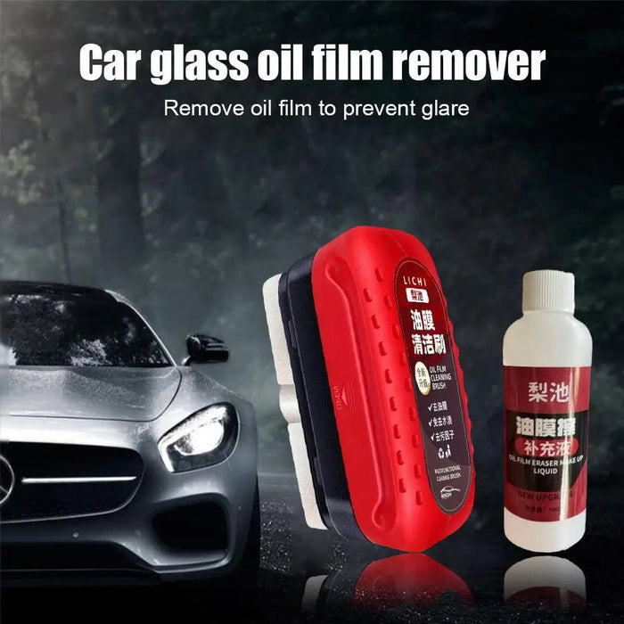 Glossy Powerful Automotive Windshield Cleaner - Prevents Rain And Fog Cleaning Glass Brush - Gear Elevation